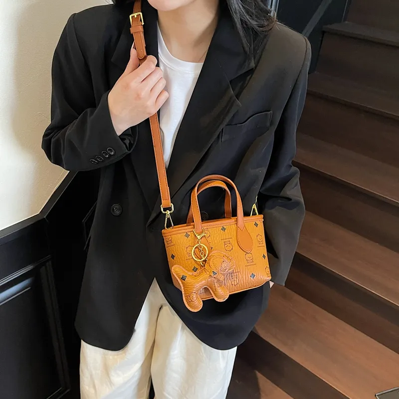 BLAKE FLEETO PU Portable Crossbody Bag Shoulder Bag Regular Women's Girly Pink/Beige Brown/Dark Brown-9