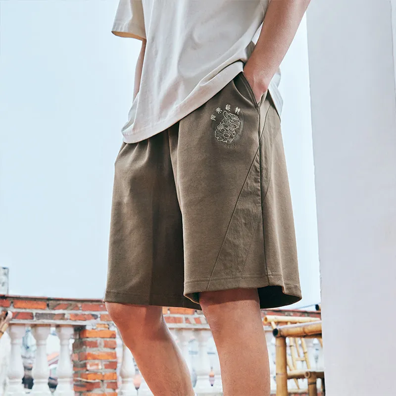 PEAK Casual Shorts Men's Charcoal Brown-3