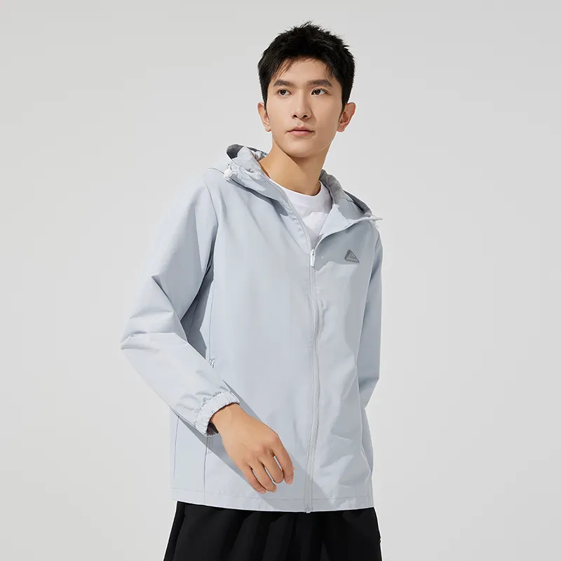PEAK Jackets Men Silver Gray-3