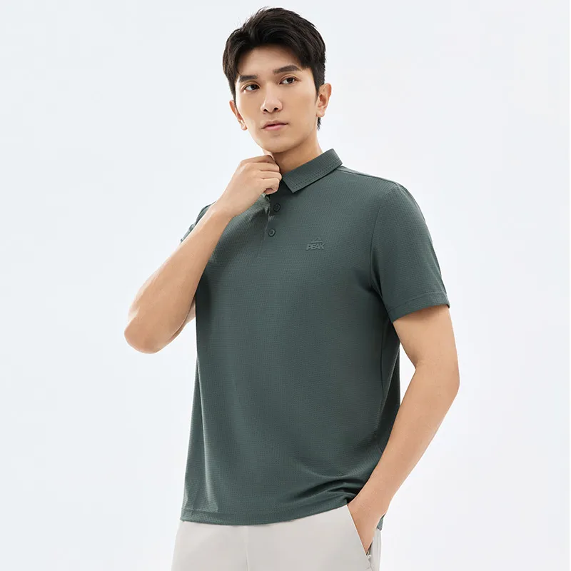 PEAK Variety Training Collection Polo Shirt Men's Moss Green-6