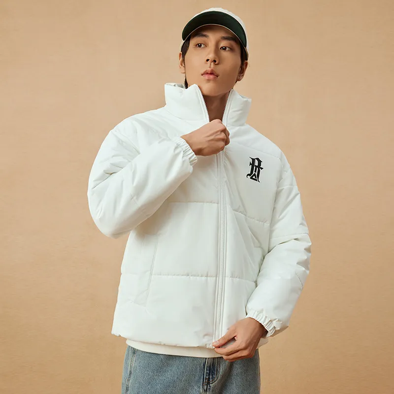 PEAK Puffer Jackets Unisex White-6