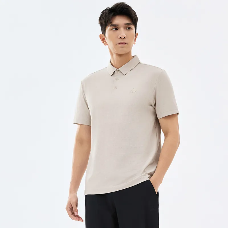 PEAK Variety Training Collection Polo Shirt Men's Bilbao Gray-2