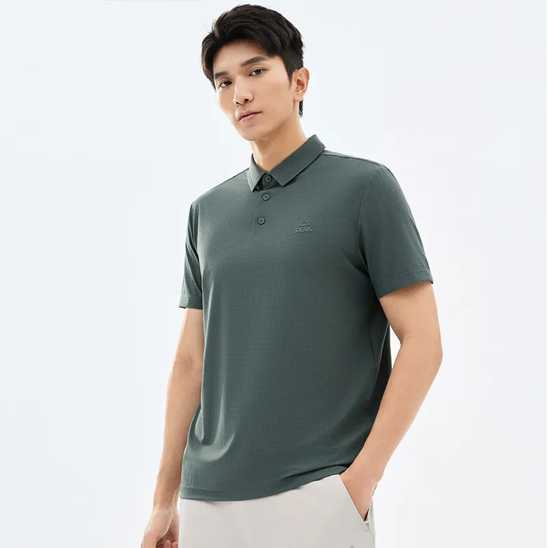 PEAK Variety Training Collection Polo Shirt Men's Moss Green-4