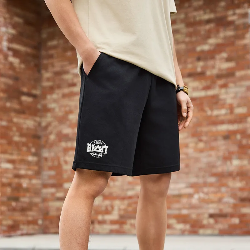 PEAK RIGHT Series Casual Shorts Unisex Black-3
