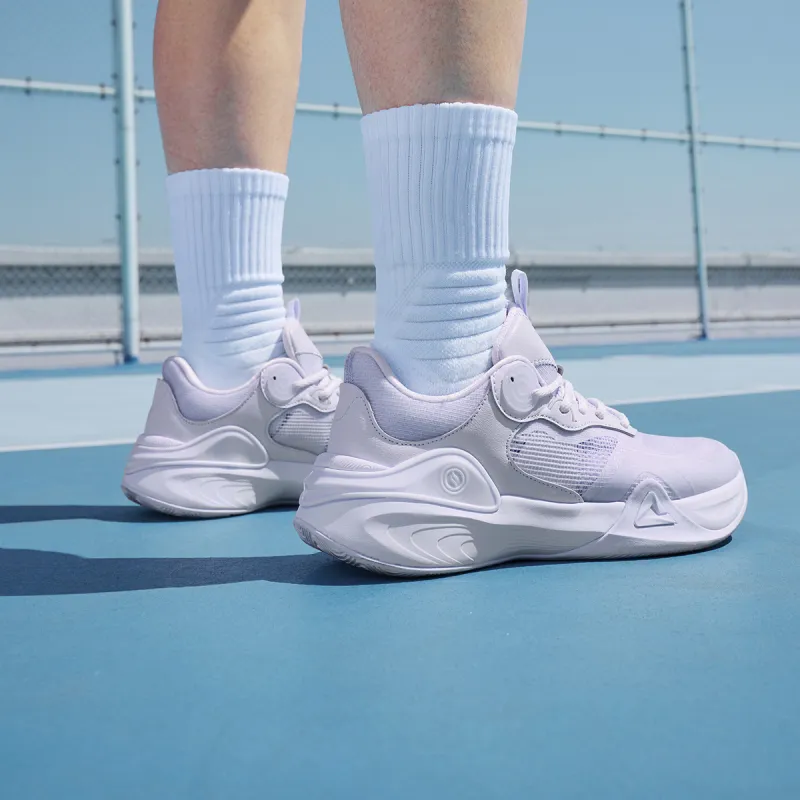 PEAK Lanying Basketball Shoes Women's Low Top Purple-8