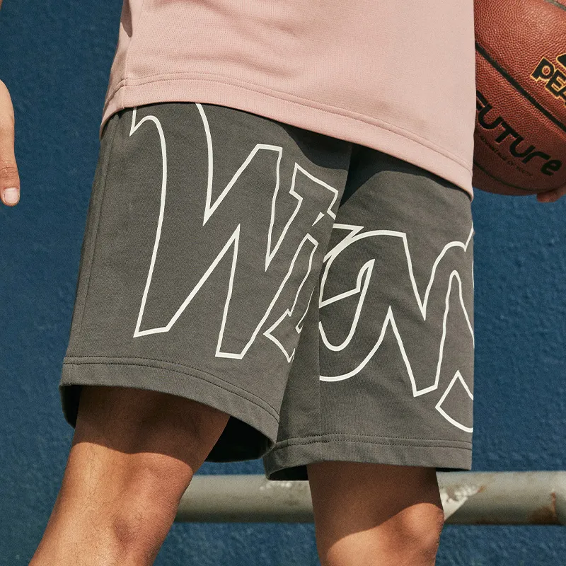 PEAK Basketball Shorts Summer Men's Magnet Gray-5