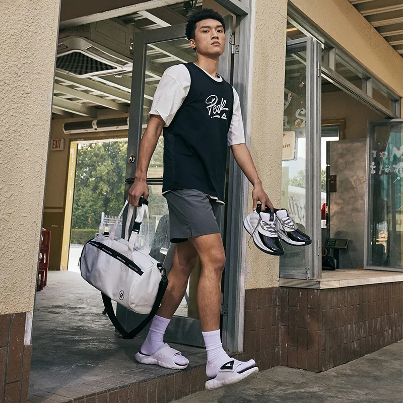 PEAK Basketball Jerseys Men Black-3