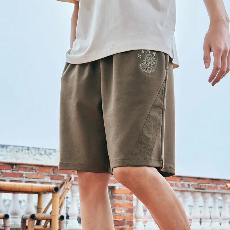 PEAK Casual Shorts Men's Charcoal Brown-2