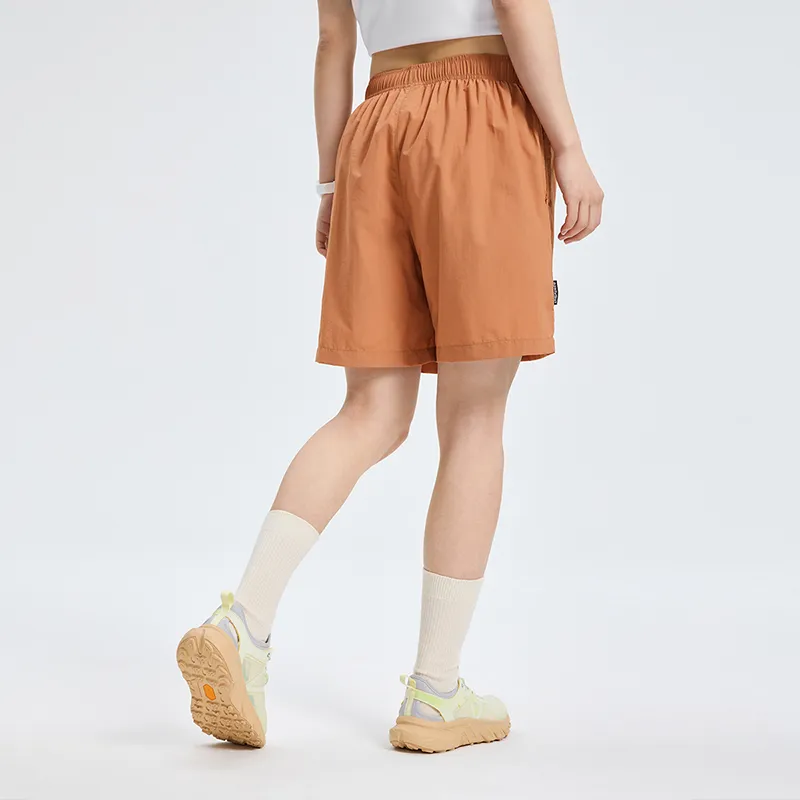 PEAK Casual Shorts Unisex Fall Orange-6