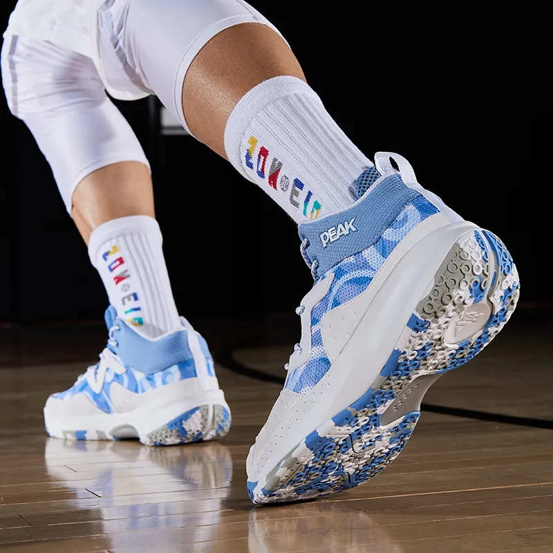 PEAK Speed Collection Performance Basketball Shoes Men's White-5