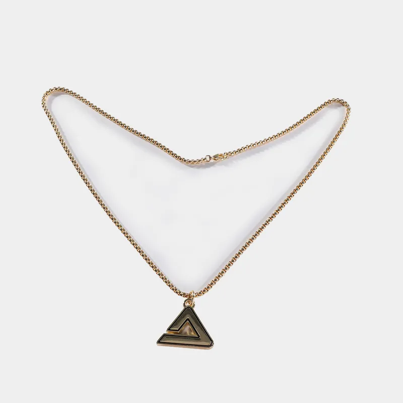 PEAK Zinc Alloy Necklaces Unisex Gold-1