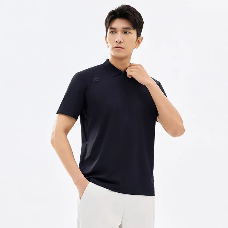PEAK Polo Shirt Men's Midnight Blue-4
