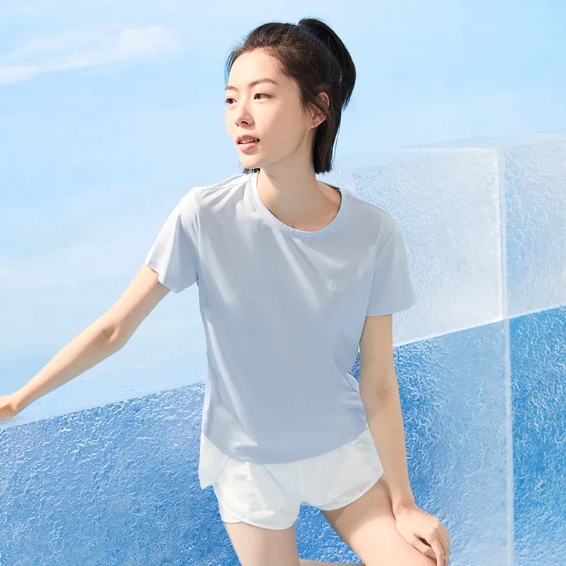 PEAK T Shirts Women's Forward Blue-6