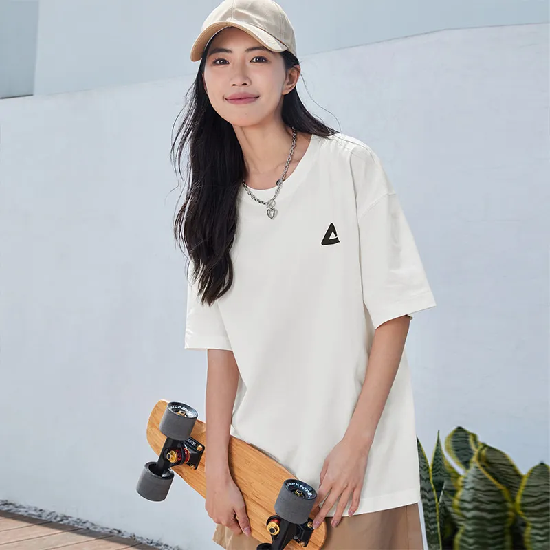 PEAK T Shirts Unisex White-6