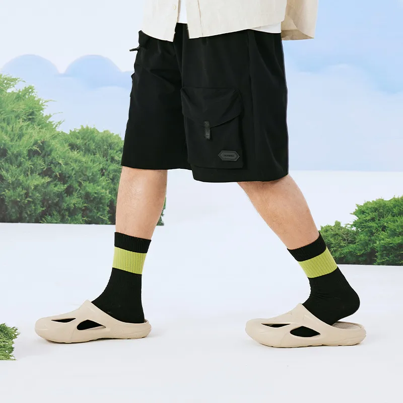 PEAK Flying Fish, Taichi River Trekking Shoes Slip Resistant Slippers Men's Earth Khaki-7