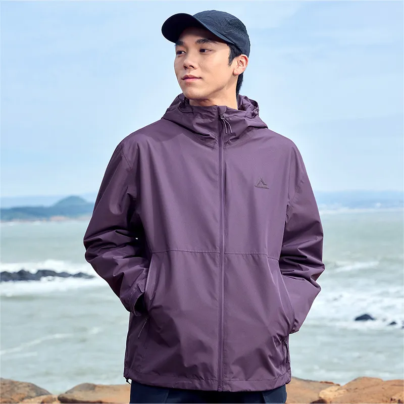 PEAK Windbreaker Jacket Unisex Dark Purple-3