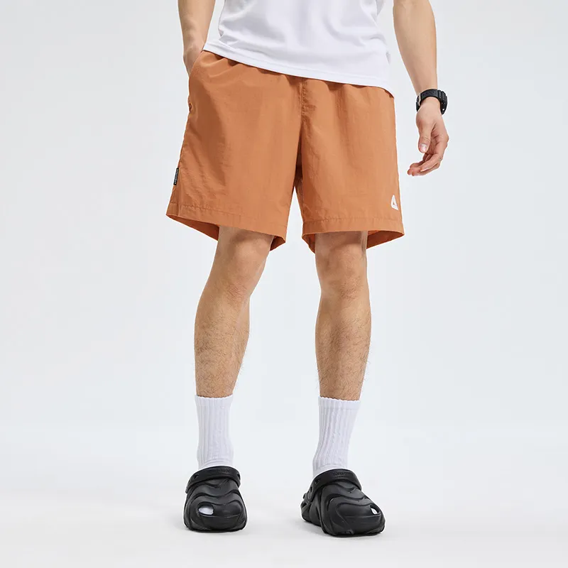 PEAK Casual Shorts Unisex Fall Orange-4