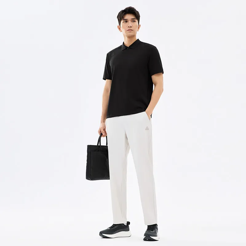 PEAK Polo Shirts Men Black-2