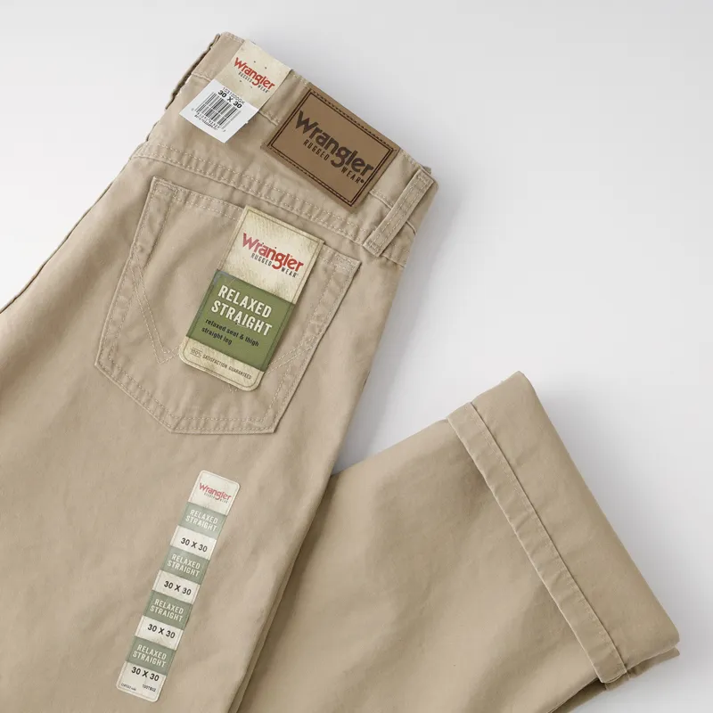 WRANGLER Casual Pants Men Khaki-2