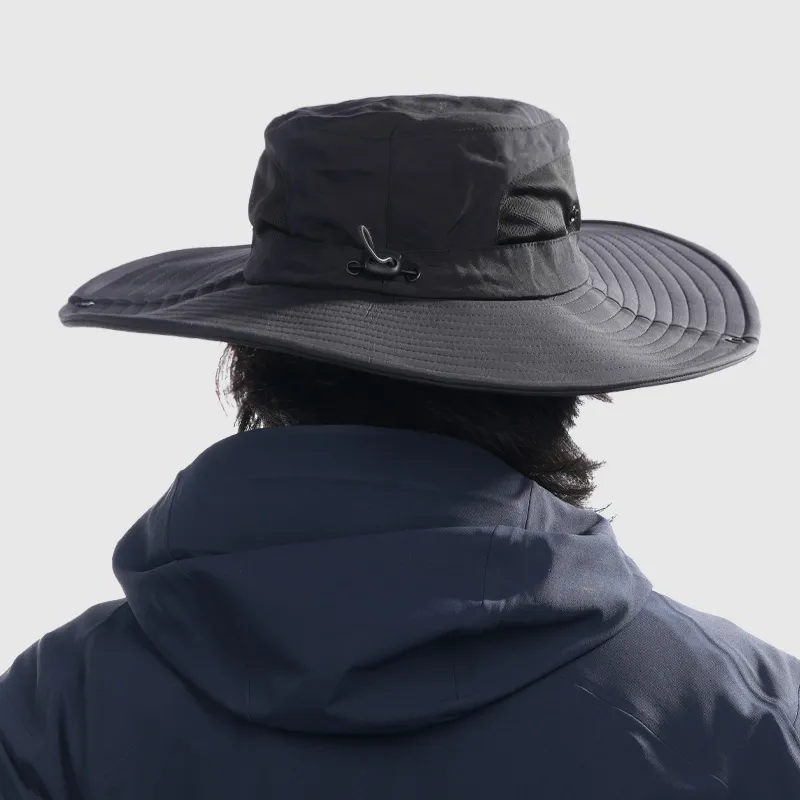 SuperFire Polyamide Bucket Hats Unisex Black-1