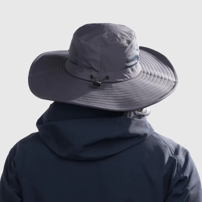 SuperFire Polyamide Bucket Hats Unisex Dark Gray-1