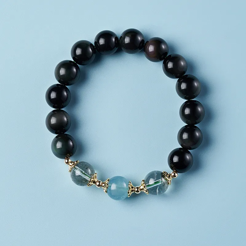 Topgirl Obsidian Bracelets Unisex-2
