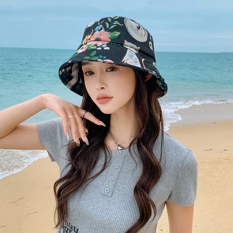 Ainingxue Polyester Bucket Hats Women's-1