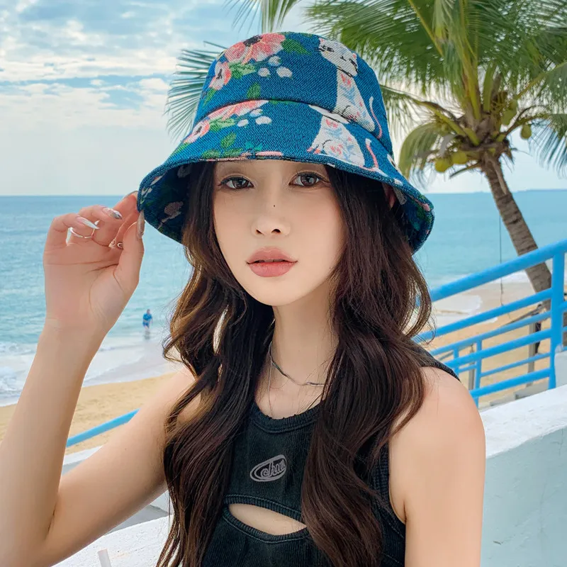 Ainingxue Polyester Bucket Hats Women's-3