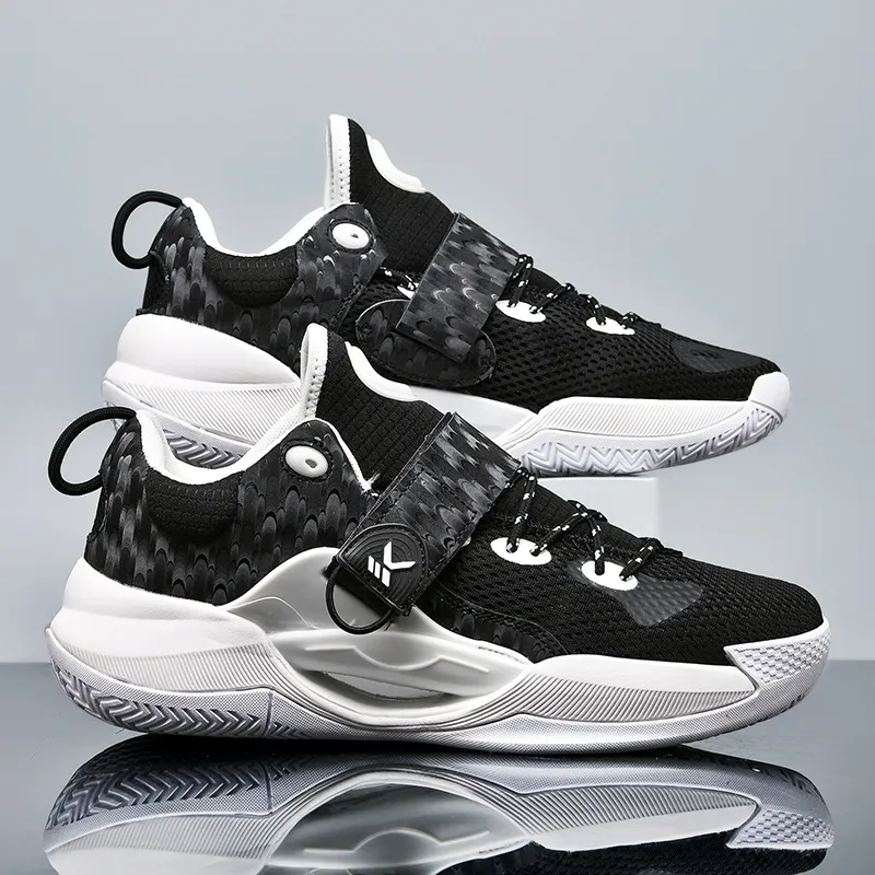 TONYBEAR Abrasion Resistant Low Top Basketball Shoes Unisex-8