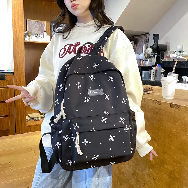 DCLOUD Nylon Backpack Unisex Multicolor-1