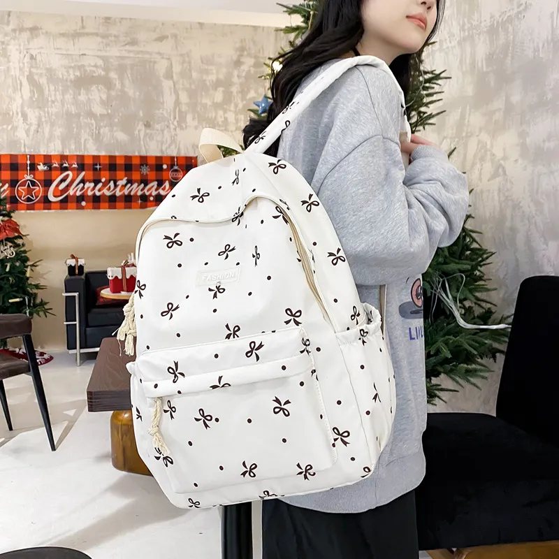 DCLOUD Nylon Backpack Unisex Multicolor-7