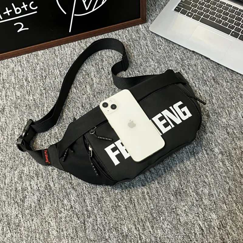 DCLOUD Nylon Sling Bag, Crossbody Bag Unisex Multicolor-4