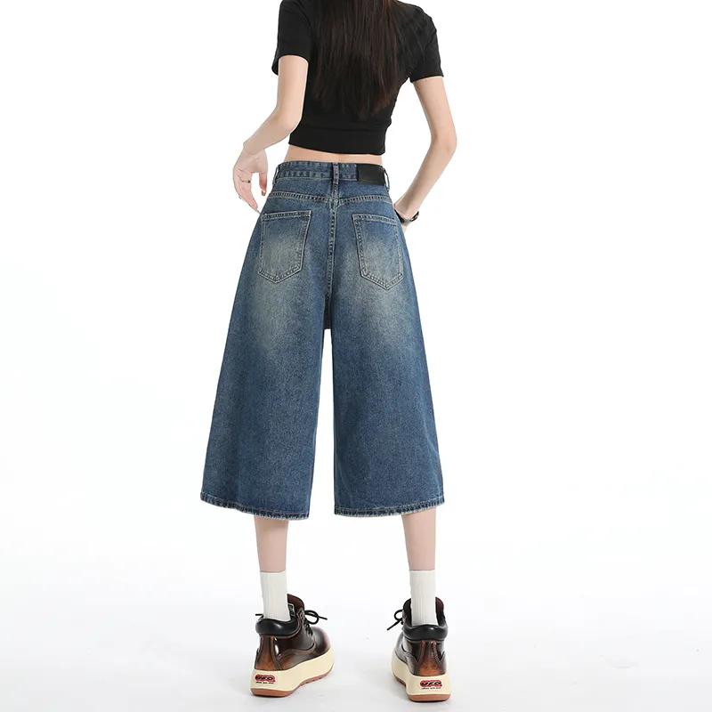 BENGEN Denim Shorts Women's-0