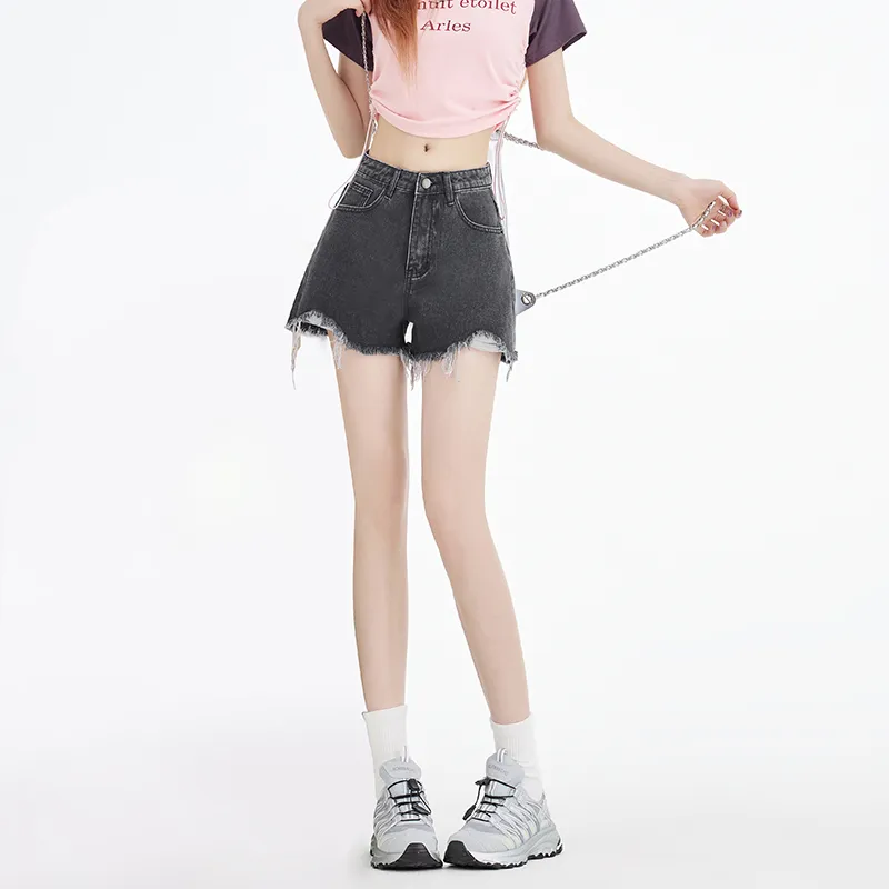 BENGEN Denim Shorts Women's-2