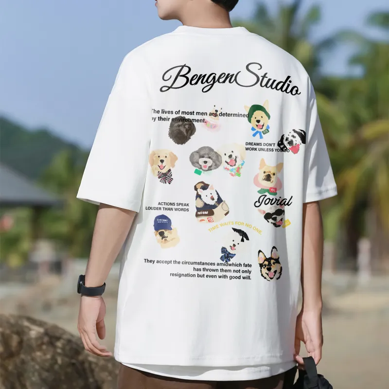BENGEN T Shirts Unisex-5
