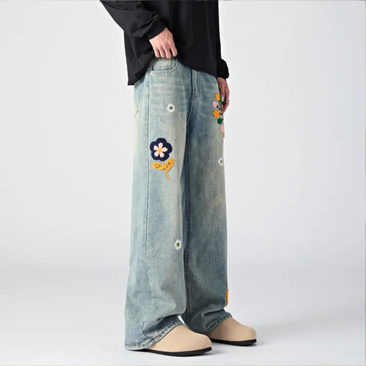 BENGEN Jeans Unisex Blue-1
