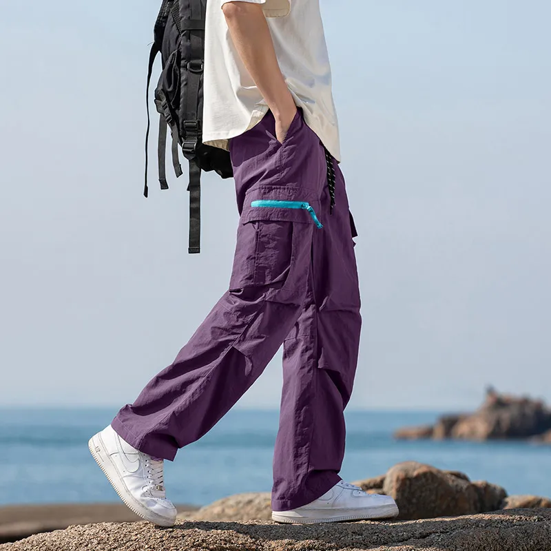 BENGEN Casual Pants Unisex-11