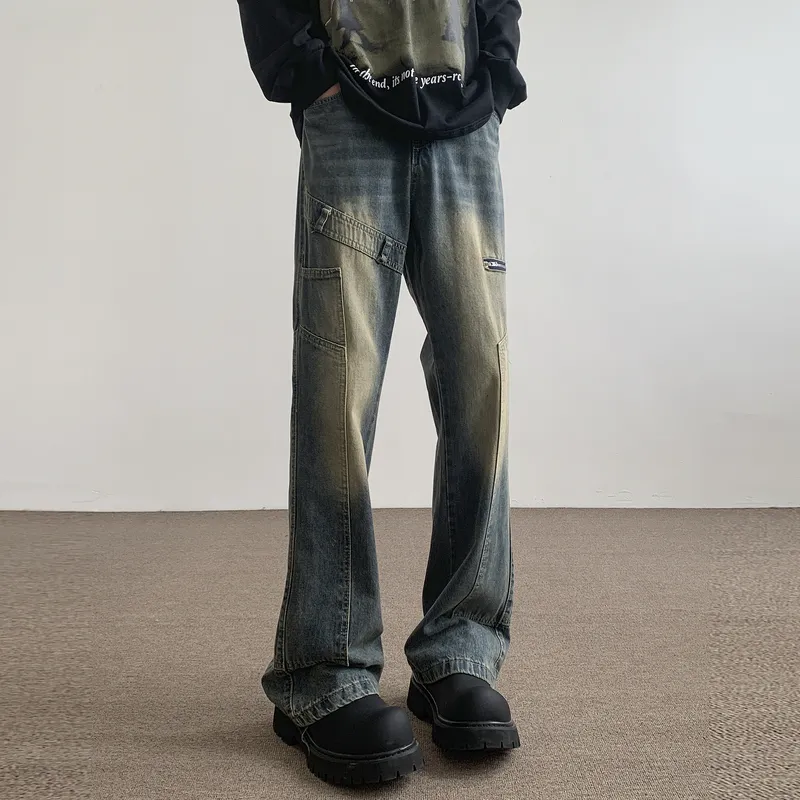 BENGEN Jeans Men Blue-3