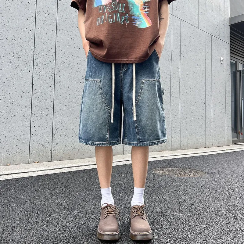 BENGEN Vibe Denim Shorts Unisex-1