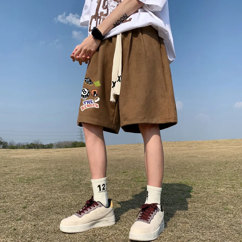 BENGEN Casual Shorts Unisex-10