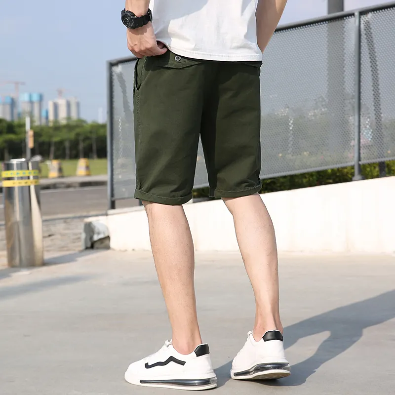 BENGEN Casual Shorts Men-11