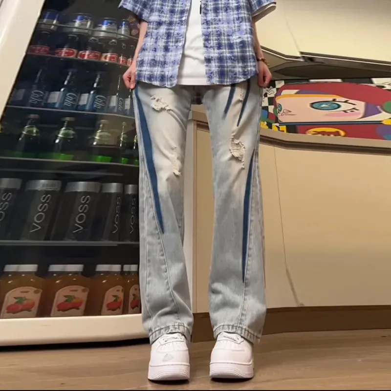 BENGEN Jeans Unisex-5