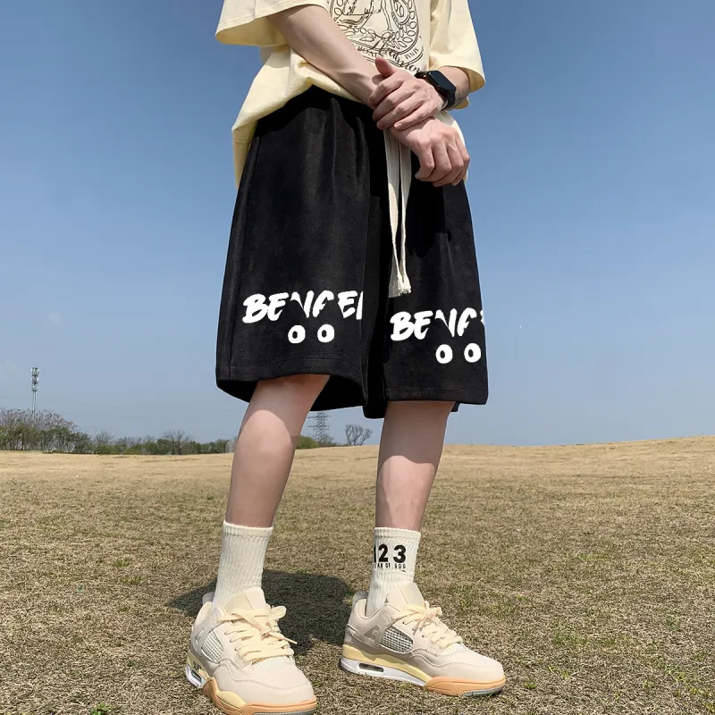 BENGEN Casual Shorts Unisex-3