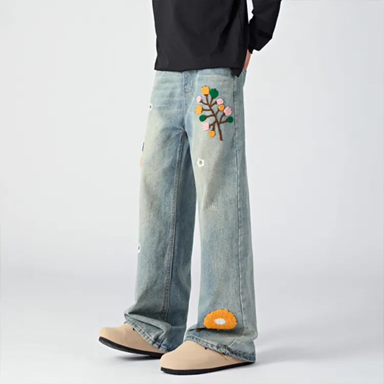 BENGEN Jeans Unisex Blue-2