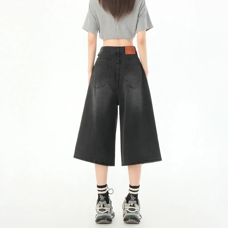BENGEN Denim Shorts Women's-8