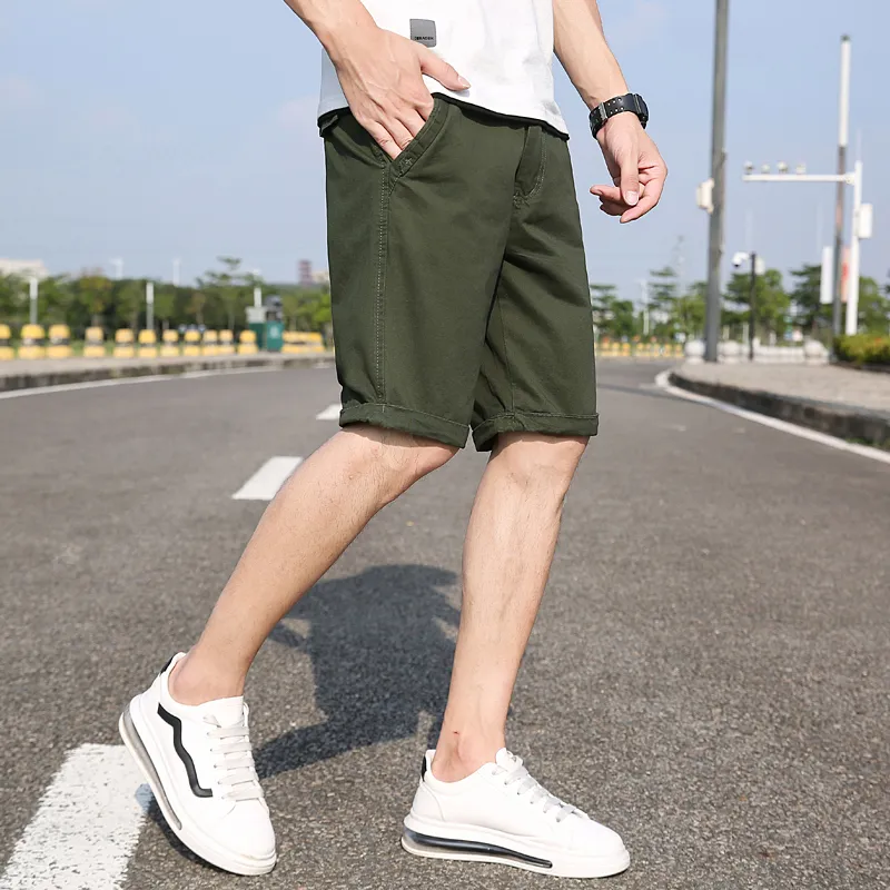 BENGEN Casual Shorts Men-10