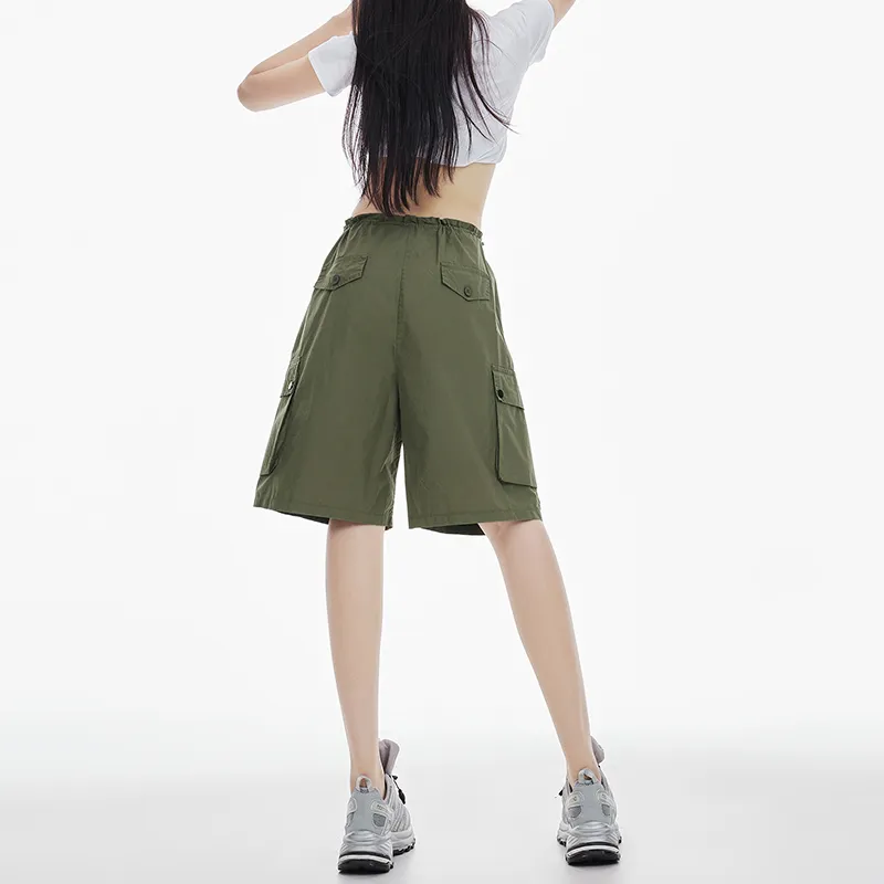 BENGEN Casual Shorts Women's-11