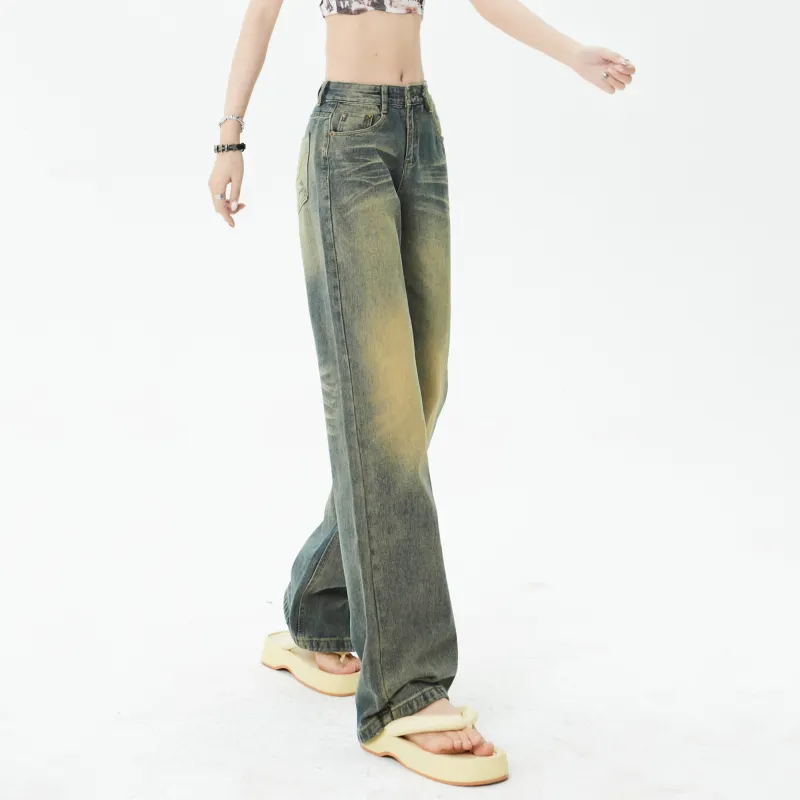 BENGIN Jeans Women's Vintage Blue-5