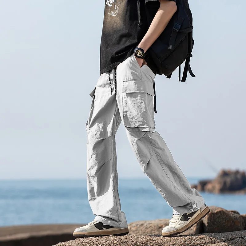 BENGEN Casual Pants Unisex-15