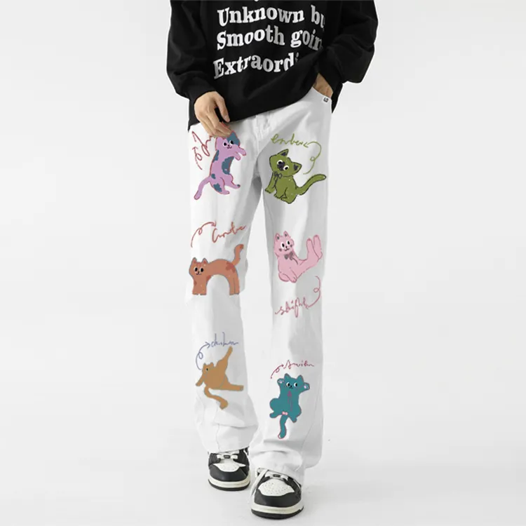 BENGEN Jeans Unisex-2